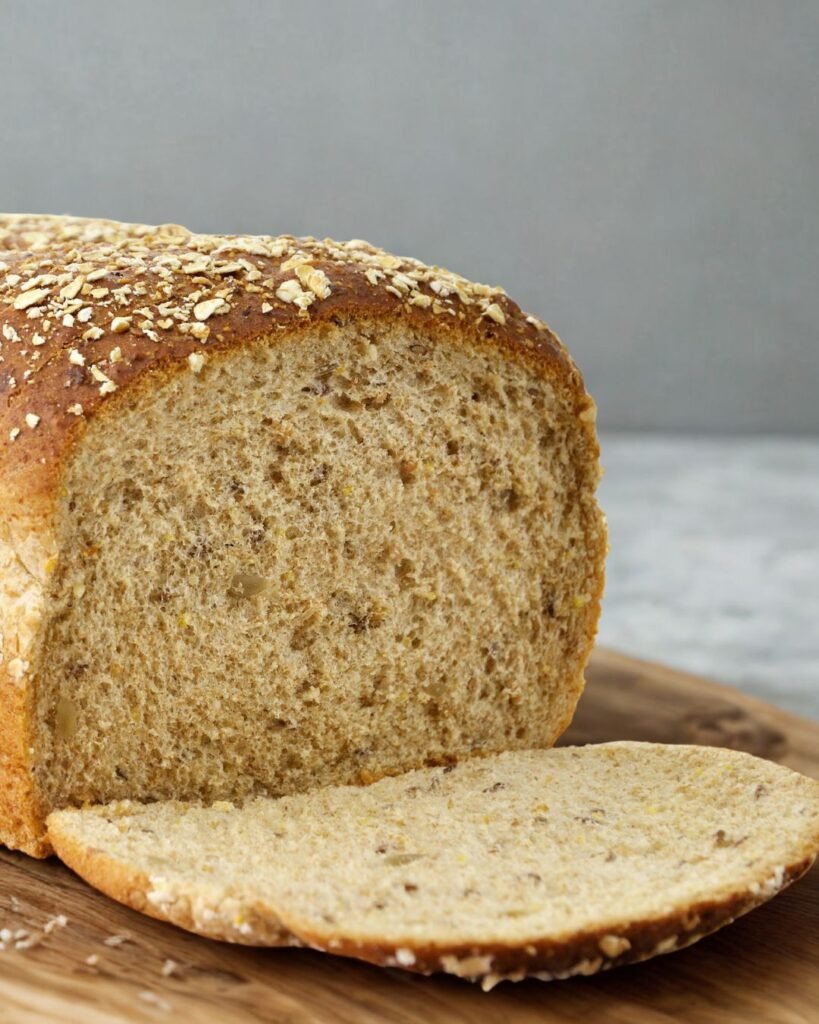 pão de aveia sem gluten fácil e saudável 