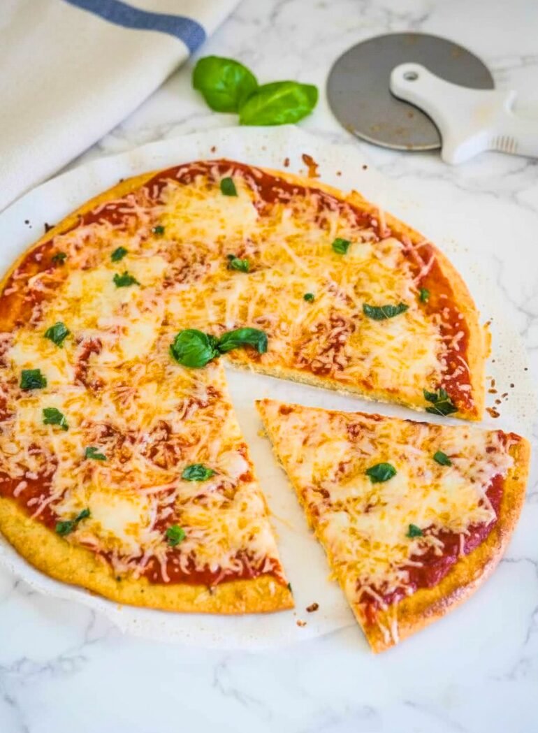 Pizza Saudável com Massa de Cottage